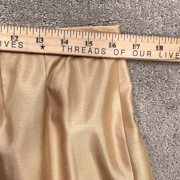 Jones Wear Skirt Suit Women 12 Gold Shimmer Button Party Formal Wedding‎ Church - Picture 12 of 16